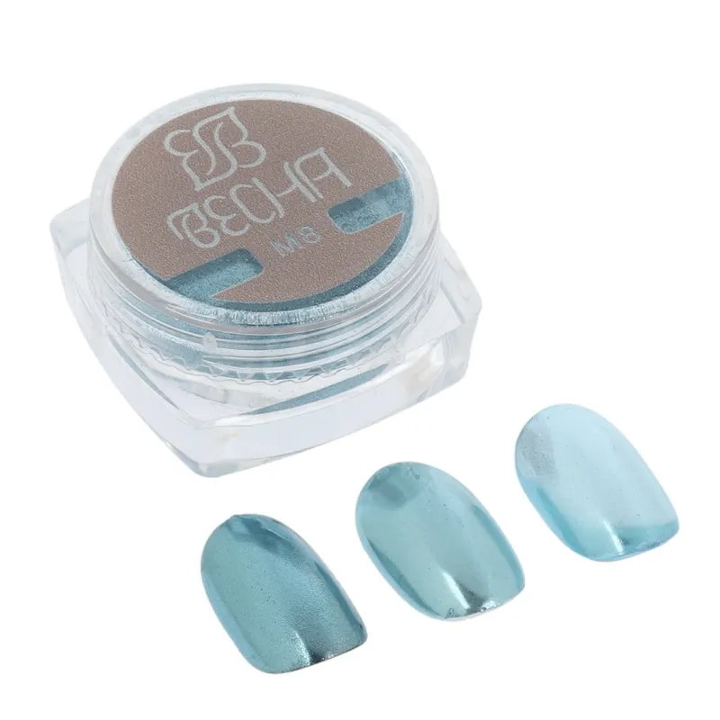 پودر کروم ناخن وسنا مدل Metallic Mirror کد M8