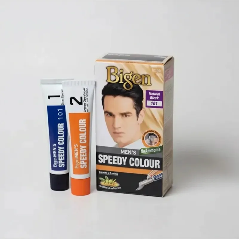 رنگ مو مردانه بیگن مدل Speedy شماره 101 حجم 40 میلی لیتر رنگ مشکی طبیعی - تصویر 2