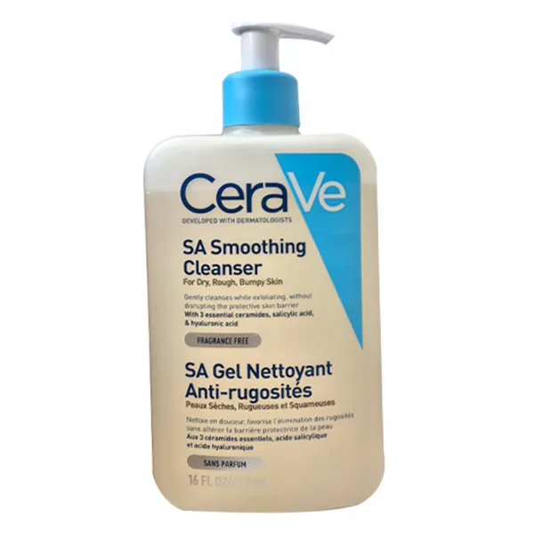 ژل شست‌وشوی صورت سراوی مدل SA Smoothing مناسب برای انواع پوست حجم 473 میلی‌ لیتر - تصویر 2