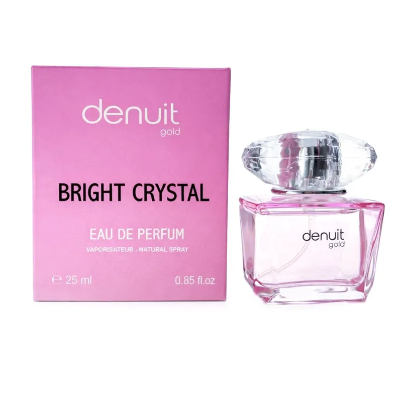 عطر جیبی زنانه دنوییت گلد مدل برایت کریستال با رایحه شیرین، خنک حجم ۲۵ میلی‌لیتر - تصویر 2