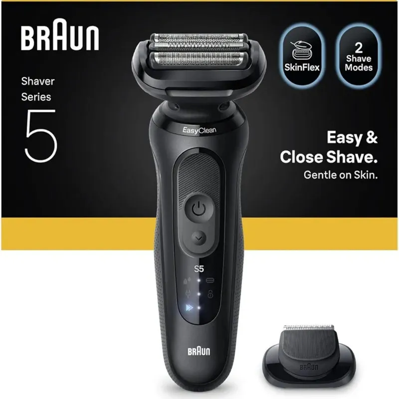ماشین اصلاح موی صورت شارژی براون مدل Series 5 52-N1200s - تصویر 3