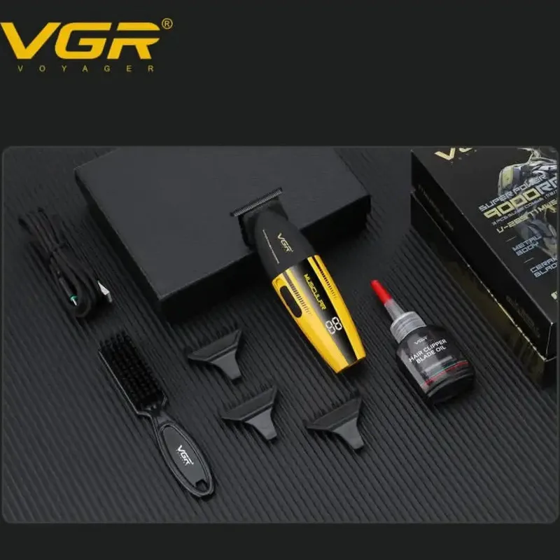 ماشین اصلاح موی سر و صورت شارژی وی جی ار مدل V-285t - تصویر 4