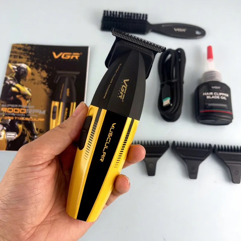 ماشین اصلاح موی سر و صورت شارژی وی جی ار مدل V-285t - تصویر 6