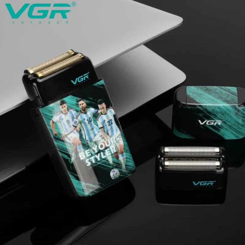 ماشین اصلاح موی صورت شارژی وی جی ار مدل V-309 - تصویر 2
