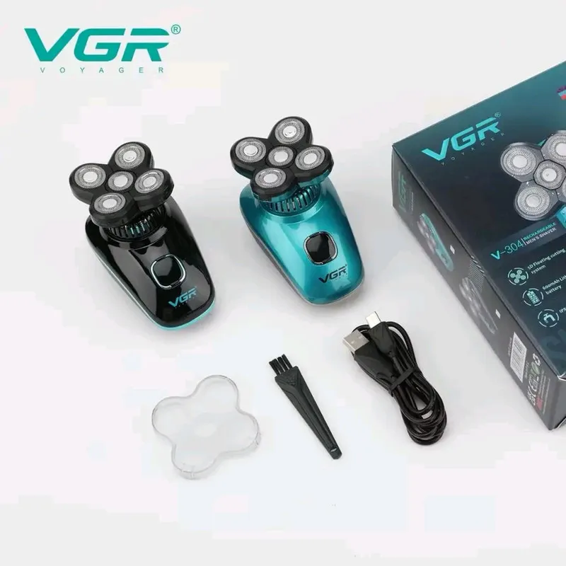 ماشین اصلاح موی سر و صورت شارژی وی جی ار مدل V-304 - تصویر 5