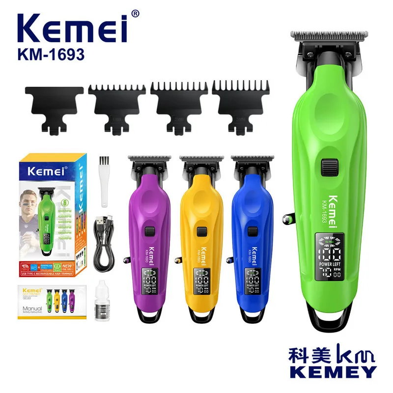 ماشین اصلاح موی سر و صورت شارژی کیمی مدل KM-1693 - تصویر 5