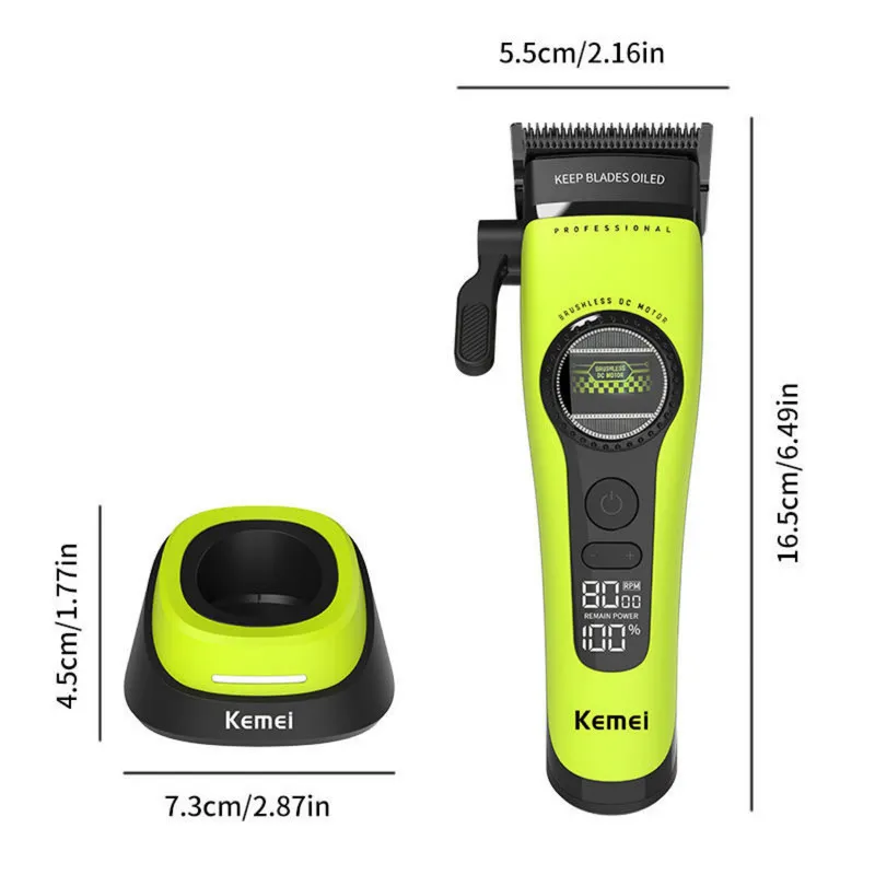 ماشین اصلاح موی سر و صورت شارژی کیمی مدل KM-1593 - تصویر 2