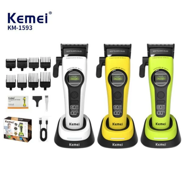 ماشین اصلاح موی سر و صورت شارژی کیمی مدل KM-1593 - تصویر 3