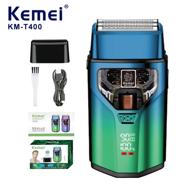 ماشین اصلاح موی صورت شارژی کیمی مدل KM-T400 - تصویر 4