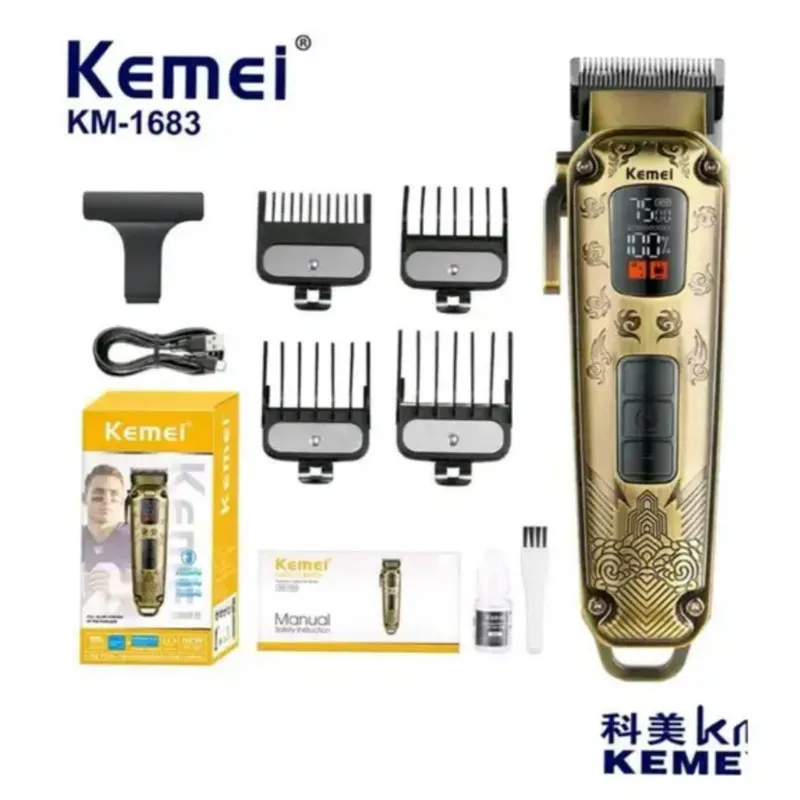ماشین اصلاح موی سر و صورت شارژی کیمی مدل KM-1683 - تصویر 2