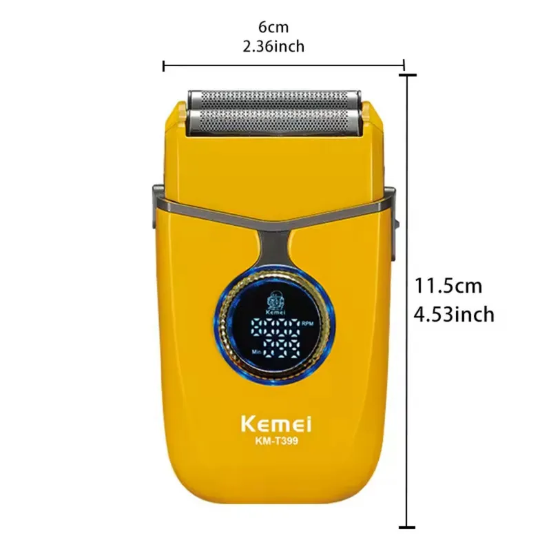 ماشین اصلاح موی صورت شارژی کیمی مدل KM-T399 - تصویر 2