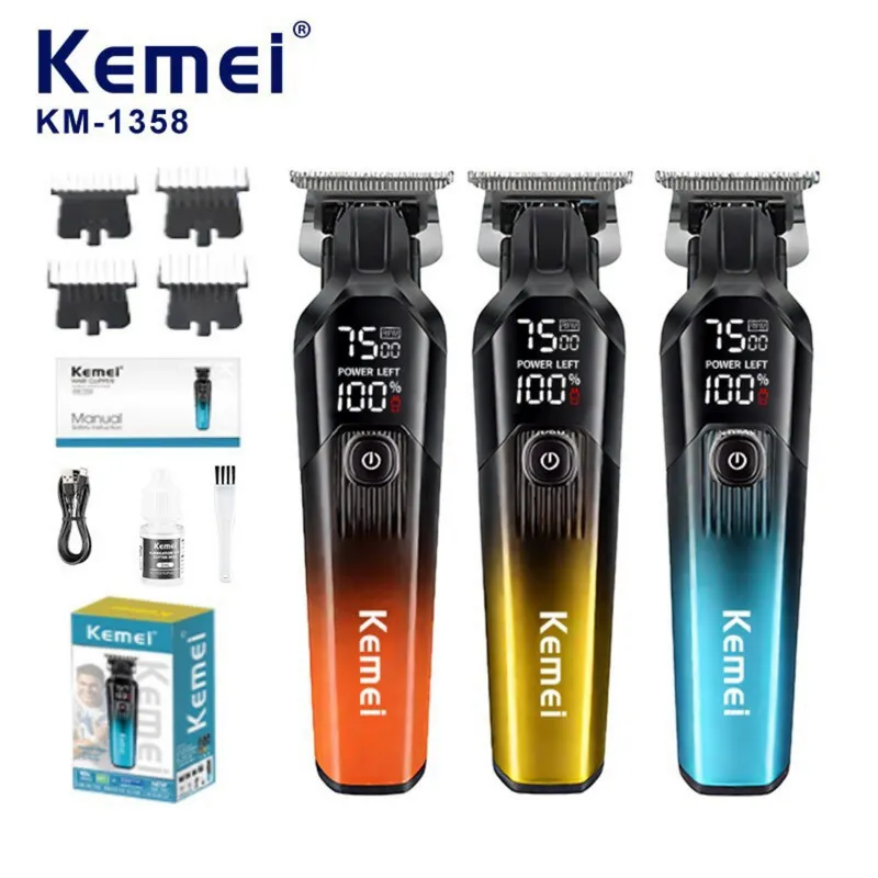 ماشین اصلاح موی سر و صورت شارژی کیمی مدل KM-1358 - تصویر 6