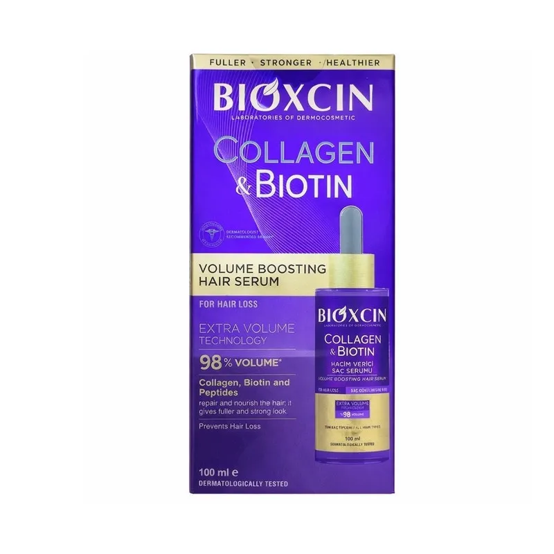 سرم مو بیوکسین مدل Collagen & Biotin مناسب برای انواع مو حجم 100 میلی لیتر - تصویر 2