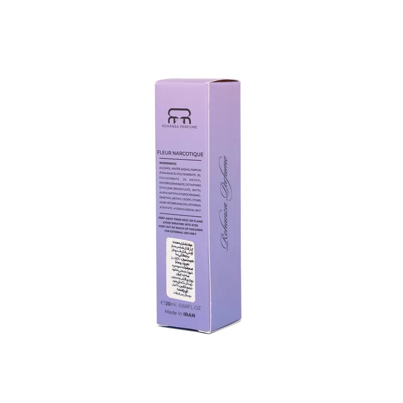 عطر جیبی زنانه روهانزا  مدل Fleur Narcotique با رایحه خنک و میوه ای حجم 20 میلی‌لیتر - تصویر 4