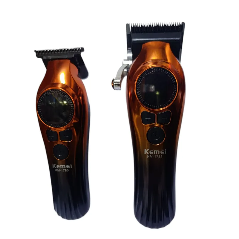ماشین اصلاح موی سر و صورت شارژی کیمی مدل km-1783 مجموعه 2 عددی - تصویر 3