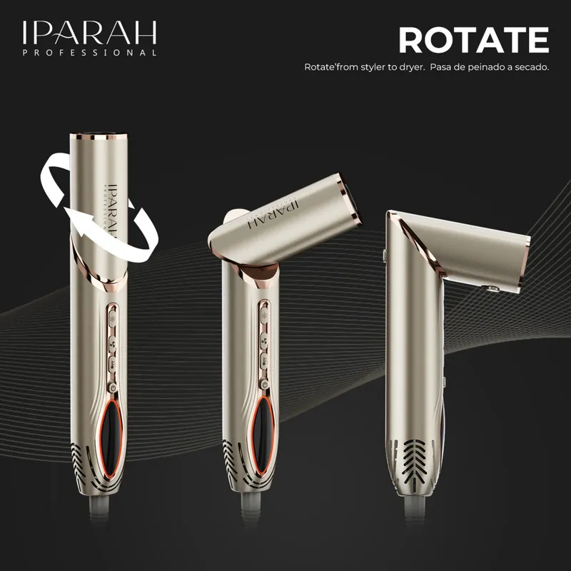 سشوار برس‌دار حالت‌دهنده 1400 وات ای پاراه مدل P-510 7in1 - تصویر 3