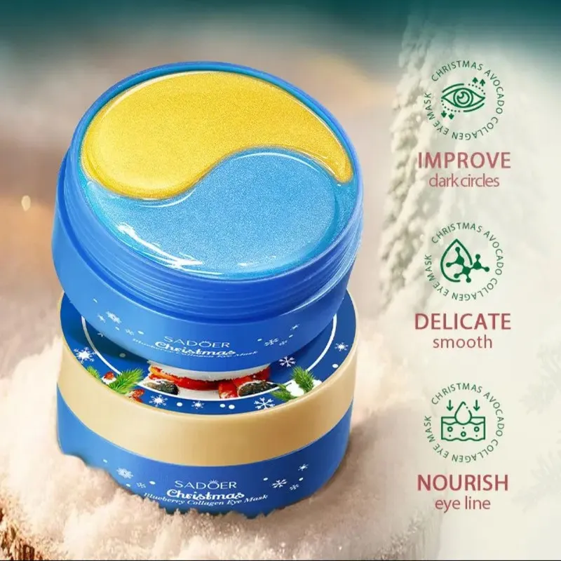 ماسک دور چشم سادور مدل کلاژن بلوبری مناسب برای انواع پوست حجم 80 میلی لیتر بسته 60 عددی - تصویر 2