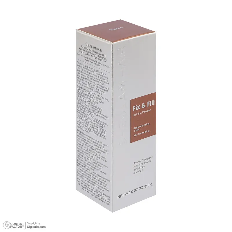پودر پرپشت‌کننده مو شیگلم مدل Fix & Fill وزن 2 گرم رنگ Spice - تصویر 5