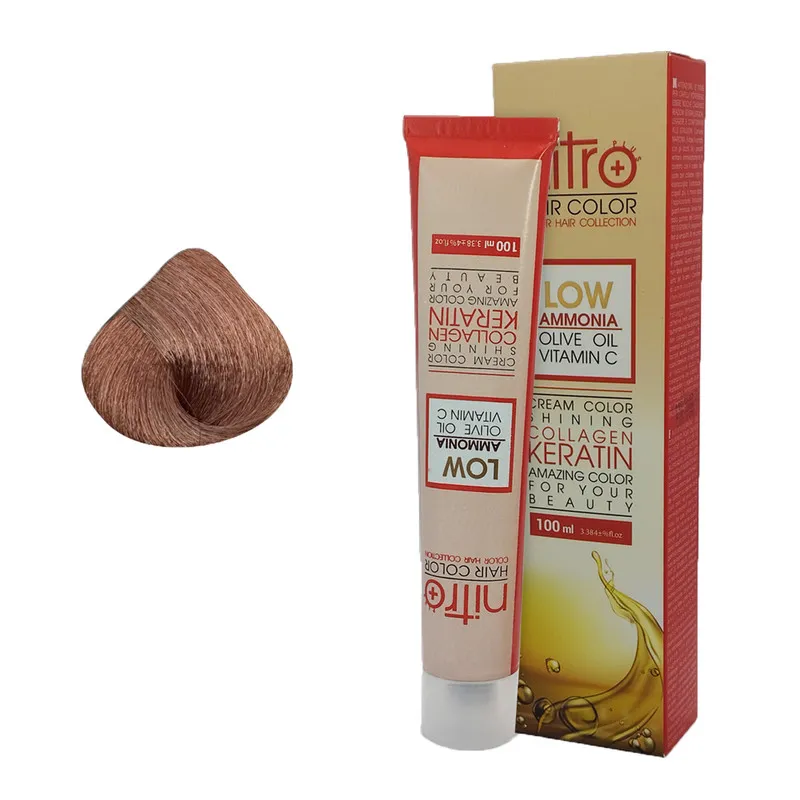 رنگ مو نیترو پلاس شماره 7L حجم 100 میلیلیتر رنگ بلوند شکلاتی طبیعی