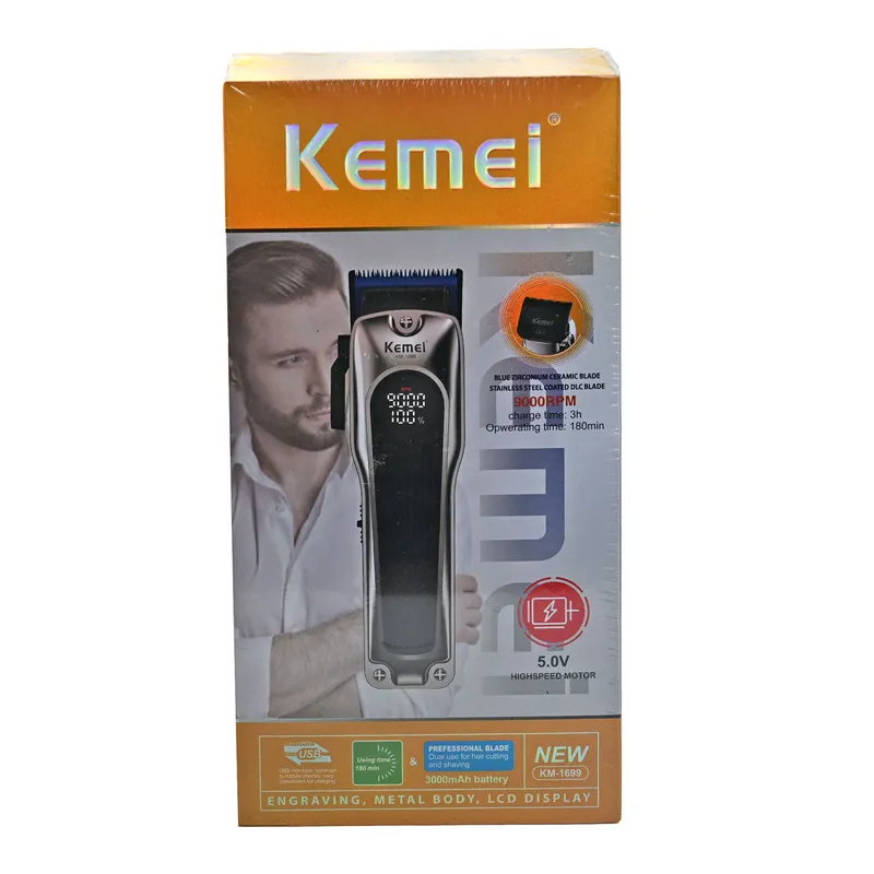ماشین اصلاح موی سر و صورت شارژی کیمی مدل KM-1699 - تصویر 3