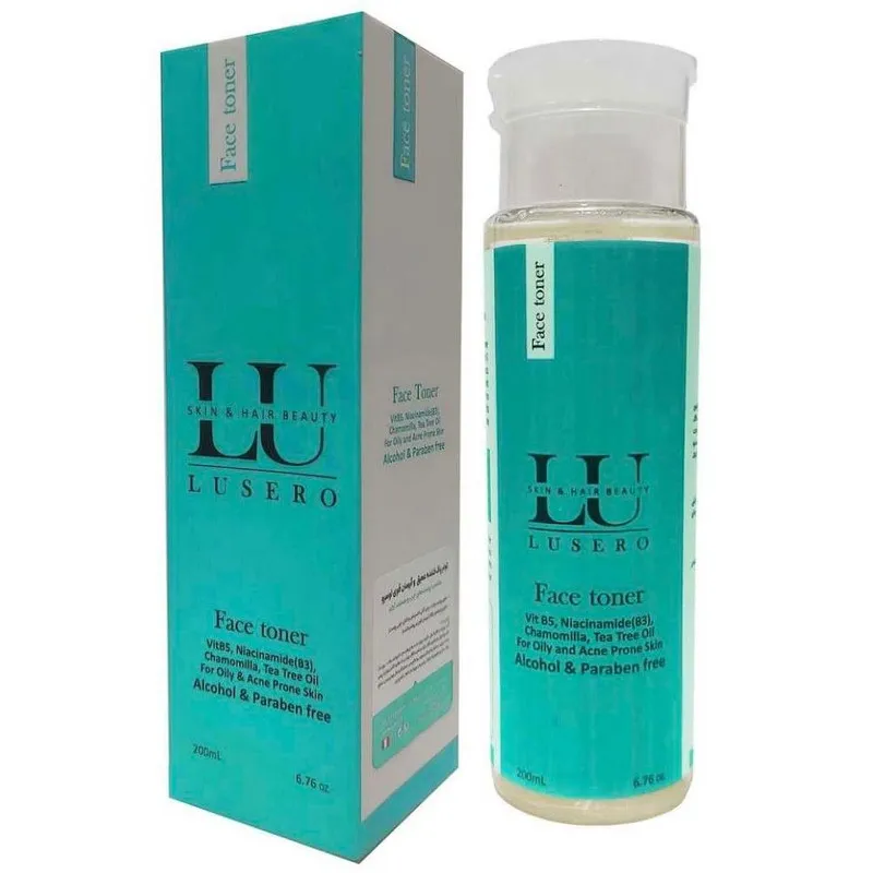 تونر پاککننده صورت لوسرو مدل Tea tree oil مناسب برای پوست چرب و مختلط حجم 200 میلیلیتر