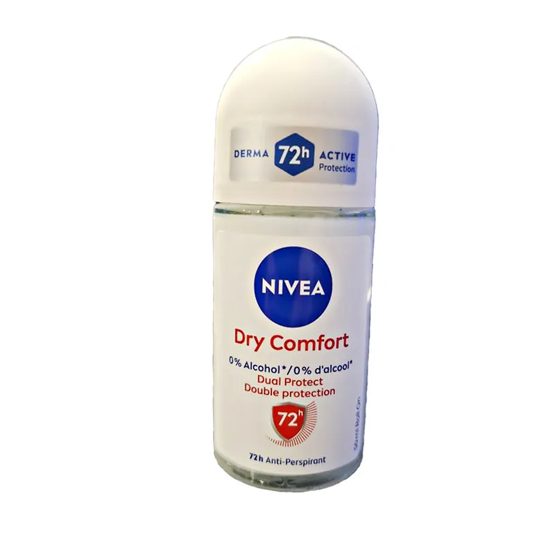 رول ضد تعریق زنانه بدون الکل نیوا مدل Dry Comfort با رایحه معتدل حجم 50 میلیلیتر - تصویر 2