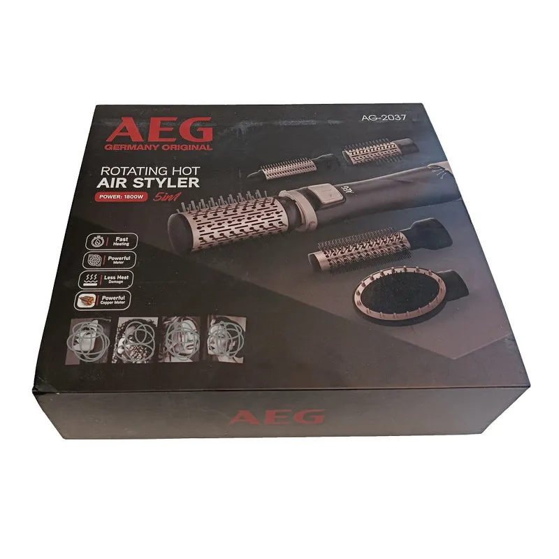 سشوار برس دار چرخشی حرفه ای 1800 وات آ ا گ مدل AG-2037 - تصویر 4