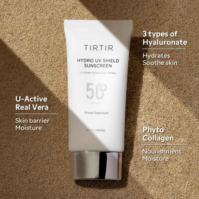 کرم ضدآفتاب بی‌رنگ صورت تیرتیر SPF50 مدل shield ‌محافظت در برابر اشعه UVA و UVB مناسب برای پوست های مختلط حجم 50 میلی‌لیتر - تصویر 2