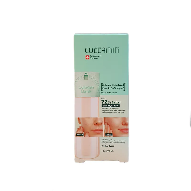 کرم مرطوبکننده گردن، صورت کلامین مدل Collagen bank مناسب برای انواع پوست حجم ۱۲۵ میلیلیتر مجموعه 2 عددی - تصویر 4