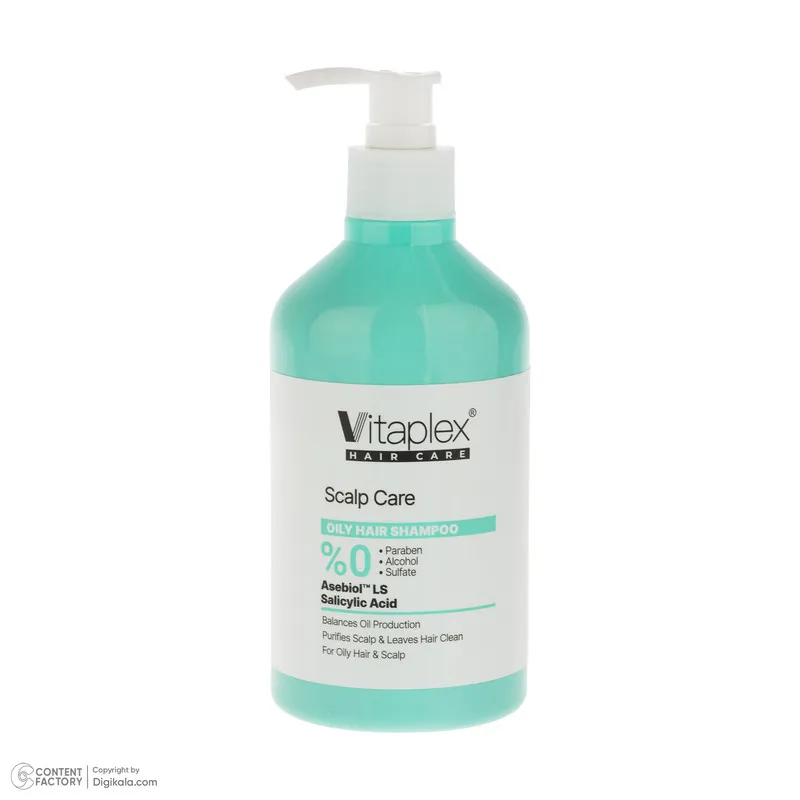 شامپو مو ویتاپلکس مدل Scalp Care مناسب برای موهای چرب حجم 500 میلیلیتر - تصویر 6