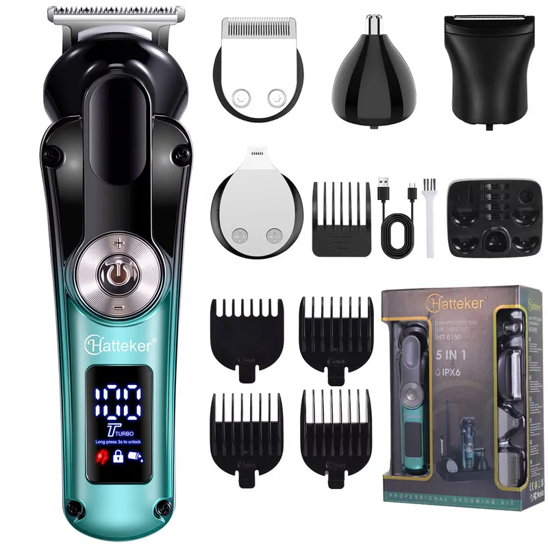 ماشین اصلاح موی سر و صورت شارژی هاتکر مدل HT-6150 - تصویر 2