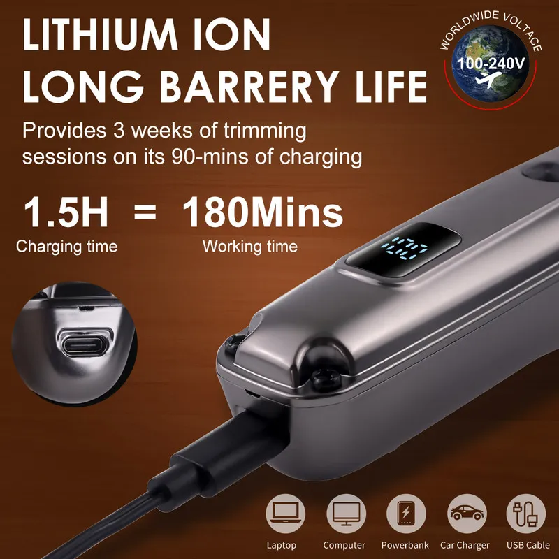 ماشین اصلاح موی سر و صورت برقی هاتکر مدل HT-6178 - تصویر 5