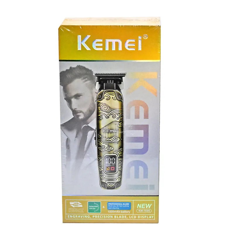 ماشین اصلاح موی سر و صورت شارژی کیمی مدل KM-1695 - تصویر 2