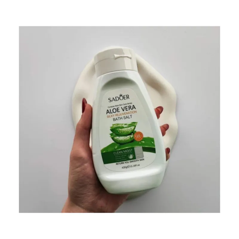 نمک حمام سادور مدل ALOE VERA SILKY وزن 430 گرم - تصویر 2