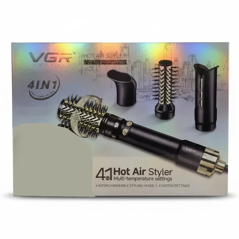 سشوار چرخشی حرفه ای 1200 وات وی جی ار مدل V-481 - تصویر 4