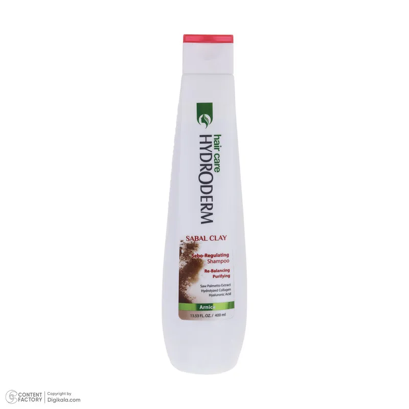 شامپو کنترل کننده چربی مو و پوست سر هیدرودرم مدل Sabal Clay مناسب موهای چرب حجم 400 میلی لیتر - تصویر 4