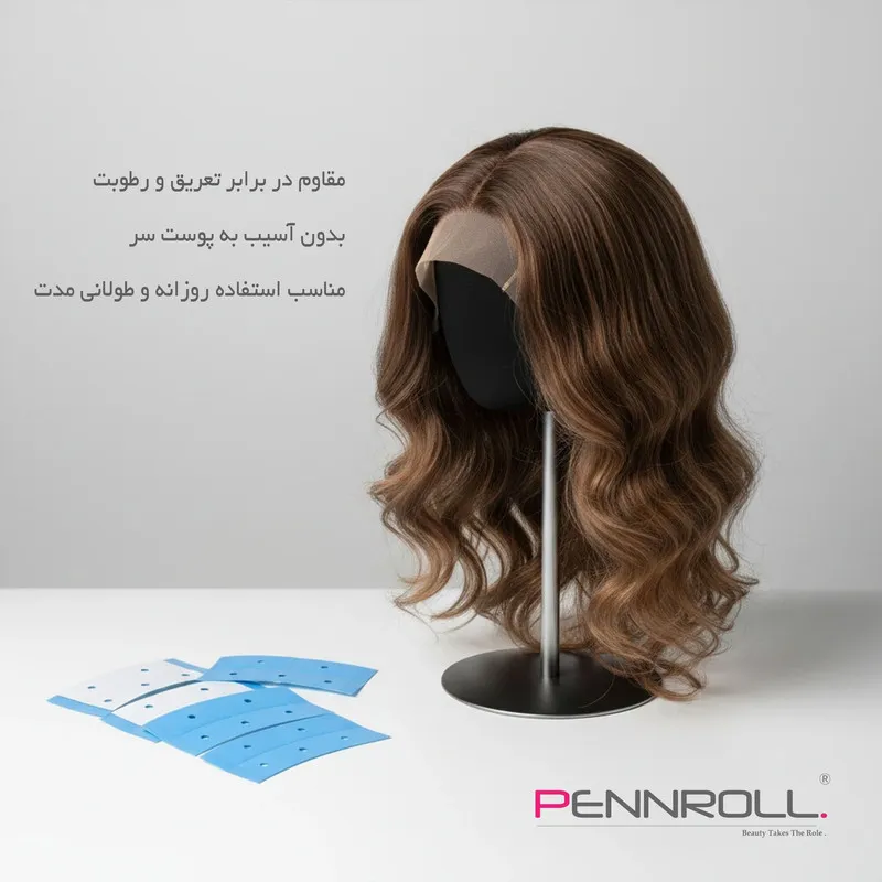 چسب کلاه گیس و پروتز مو پنرول مدل PRH AirFlex Hold 180 بسته 18 عددی - تصویر 4