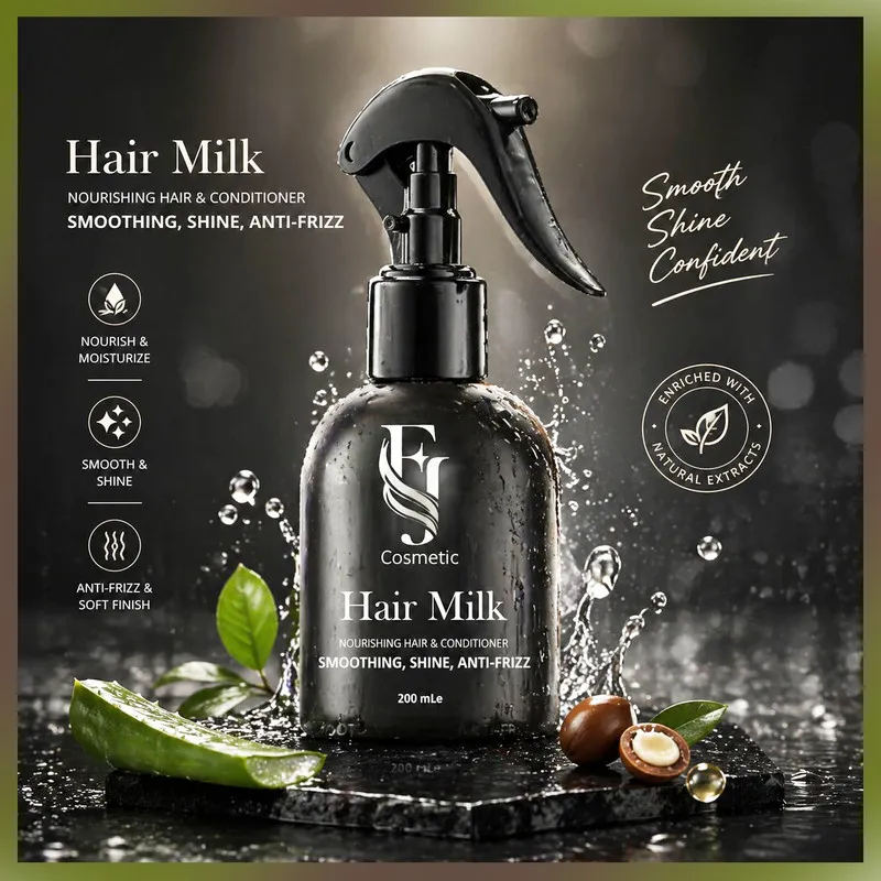 اسپری صاف کننده و ضد وز مو افجه مدل MILK01 حجم 200 میلی لیتر - تصویر 2