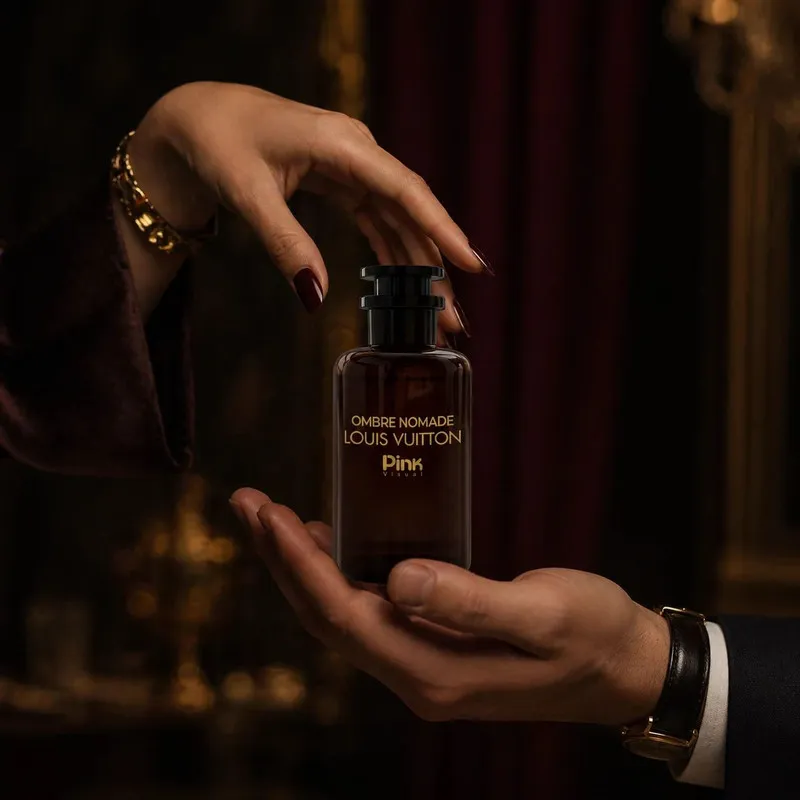 عطر جیبی پینک ویژوآل مدل Louis Vuitton Ombre Nomade با رایحه گرم حجم 25 میلیلیتر - تصویر 2