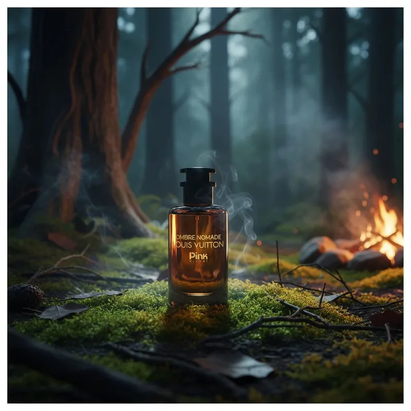 عطر جیبی پینک ویژوآل مدل Louis Vuitton Ombre Nomade با رایحه گرم حجم 25 میلیلیتر - تصویر 3