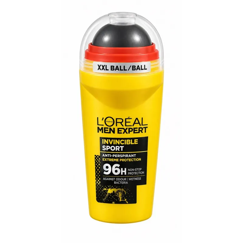 رول ضد تعریق مردانه 
بدون الکل لورآل مدل Invincible Sport  بدون رایحه حجم 50 میلی‌لیتر