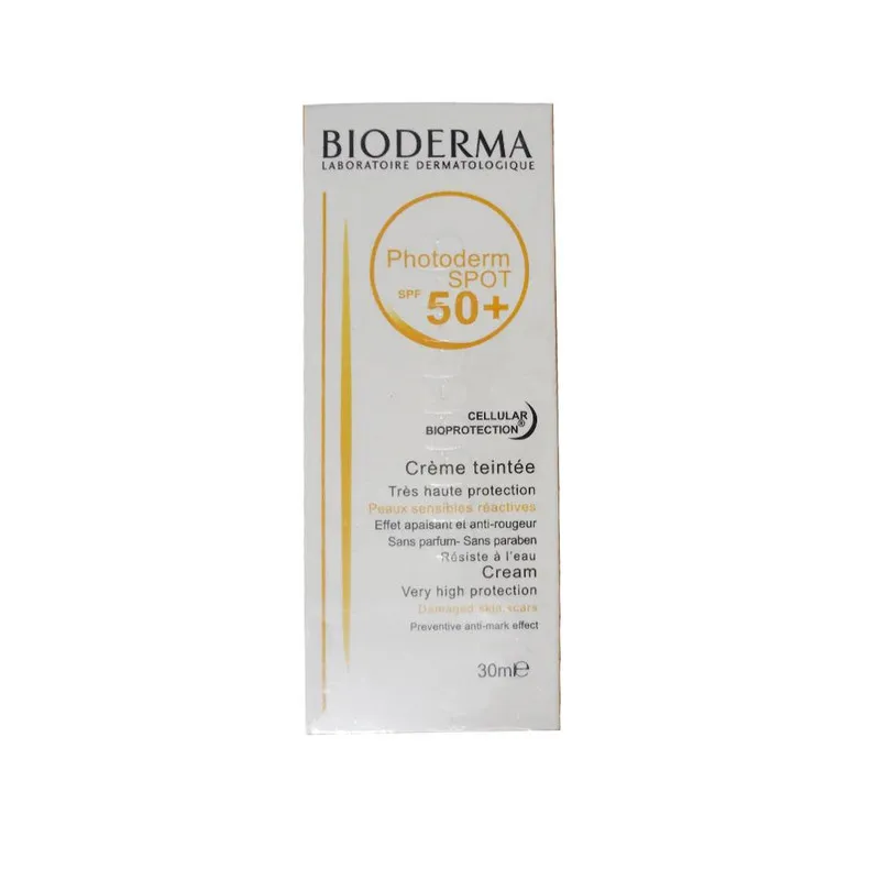 كرم ضد آفتاب بي رنگ صورت بيودرما SPF 50 مدل فتودرم محافظ در برابر اشعه UVA مناسب براي انواع پوست حجم 30 ميلي ليتر - تصویر 2