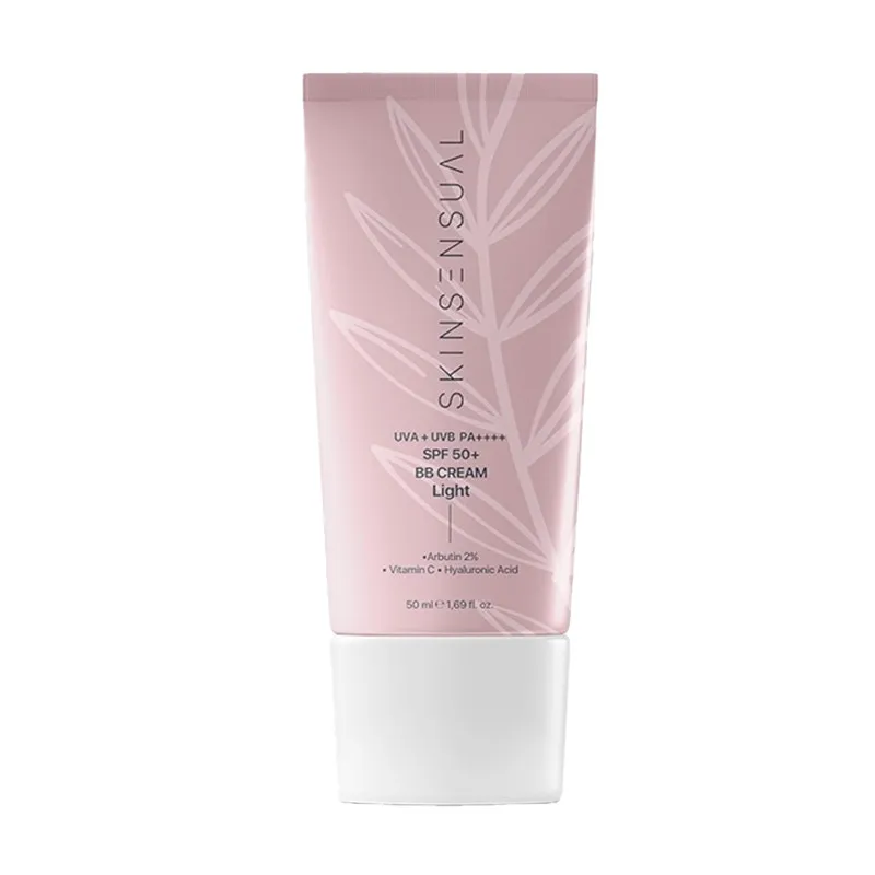 کرم ضد آفتاب بیرنگ صورت SPF 50 مدل BB محافظ در برابر اشعههای مضر UVA و UVB مناسب برای انواع پوست حجم 50 میلیلیتر