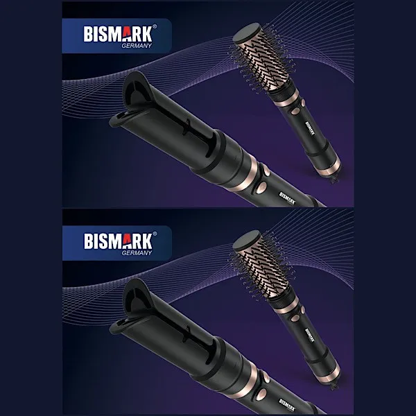 سشوار برس‌دار چرخشی 1200 وات بیسمارک مدل BM801 - تصویر 3