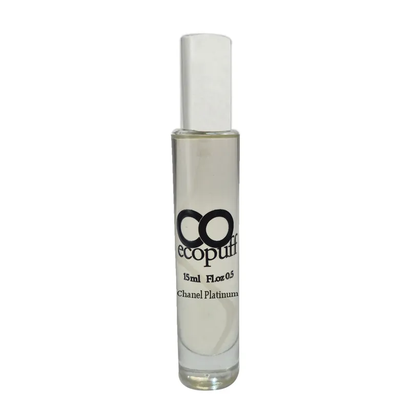 عطر جیبی اکوپاف مدل شنل پلاتینیوم با رایحه تلخ حجم 15 میلیلیتر