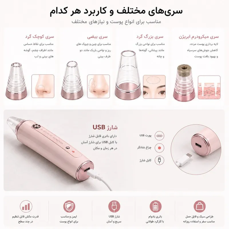 میکرودرم خانگی روزینکس مدل SOFT SKIN - تصویر 4