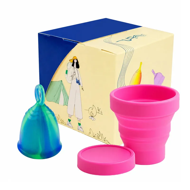 کاپ قاعدگی پیور مدل حلقه ای سایز 1 به همراه لیوان نگهدارنده