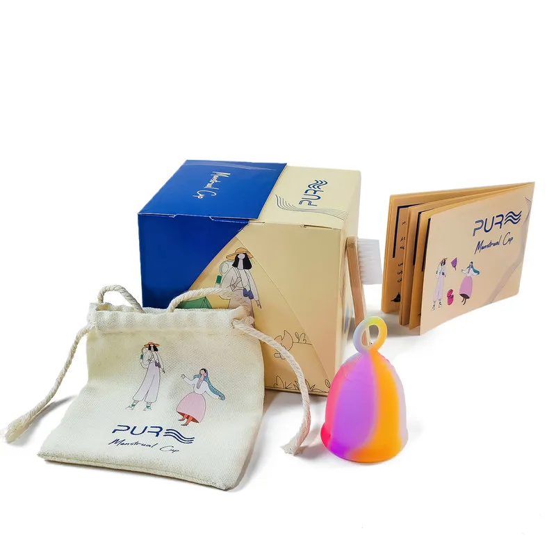 کاپ قاعدگی پیور مدل حلقه ای سایز 1 به همراه لیوان نگهدارنده - تصویر 6