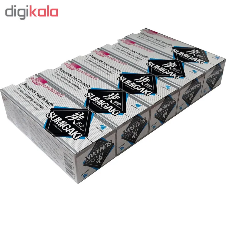 خمیر دندان کوبایاشی مدل Sumigaki حجم 100 میلی لیتر مجموعه 5 عددی - تصویر 3