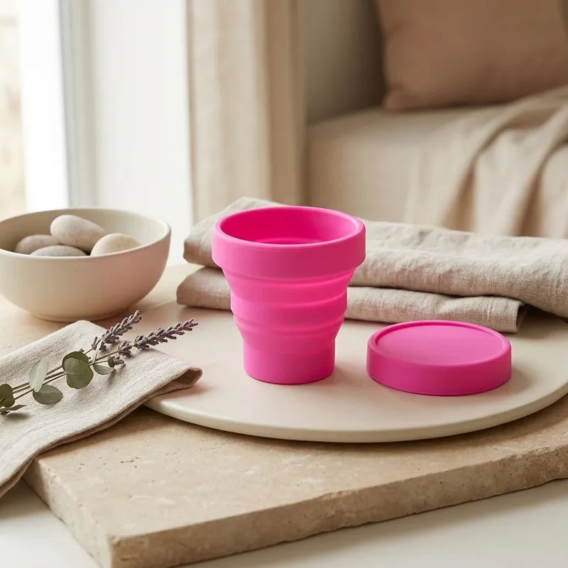 کاپ قاعدگی پیور مدل اسپورت سایز 2 به همراه لیوان نگهدارنده - تصویر 2